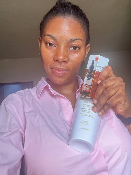 Fading dark spots on melanin-rich skin