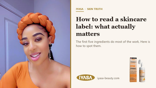Mirabel, founder of IYASA — how to read a skincare label