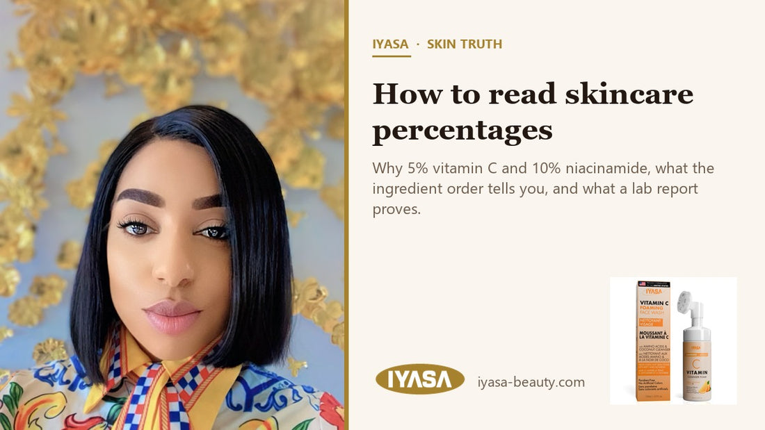 Mirabel, founder of IYASA - What Percentage of Niacinamide and Vitamin C Is Effective?