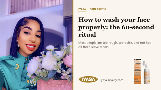 Mirabel, founder of IYASA — how to wash your face for melanin-rich skin