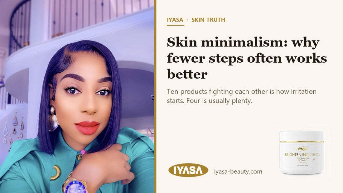 Mirabel, founder of IYASA — skin minimalism for melanin-rich skin