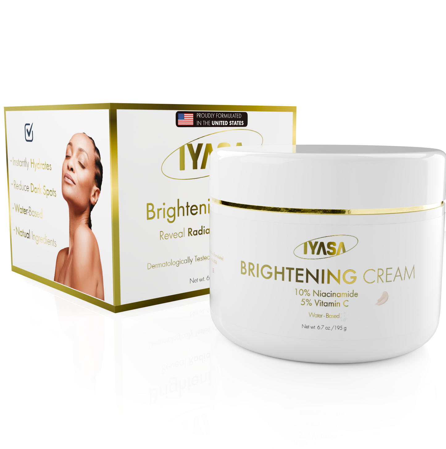 Water-based Brightening Cream - 5% Vitamin C & 10% Niacinamide