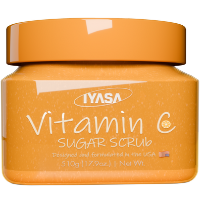 IYASA Vitamin C and shea sugar scrub for smoother, brighter-looking skin