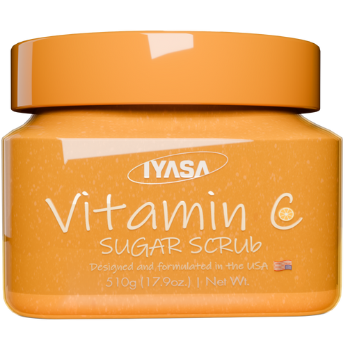 IYASA Vitamin C and shea sugar scrub for smoother, brighter-looking skin
